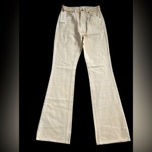 NWT SLVRLAKE Charlotte High Rise Flared Jeans Premium Denim Sz 26 Made in USA